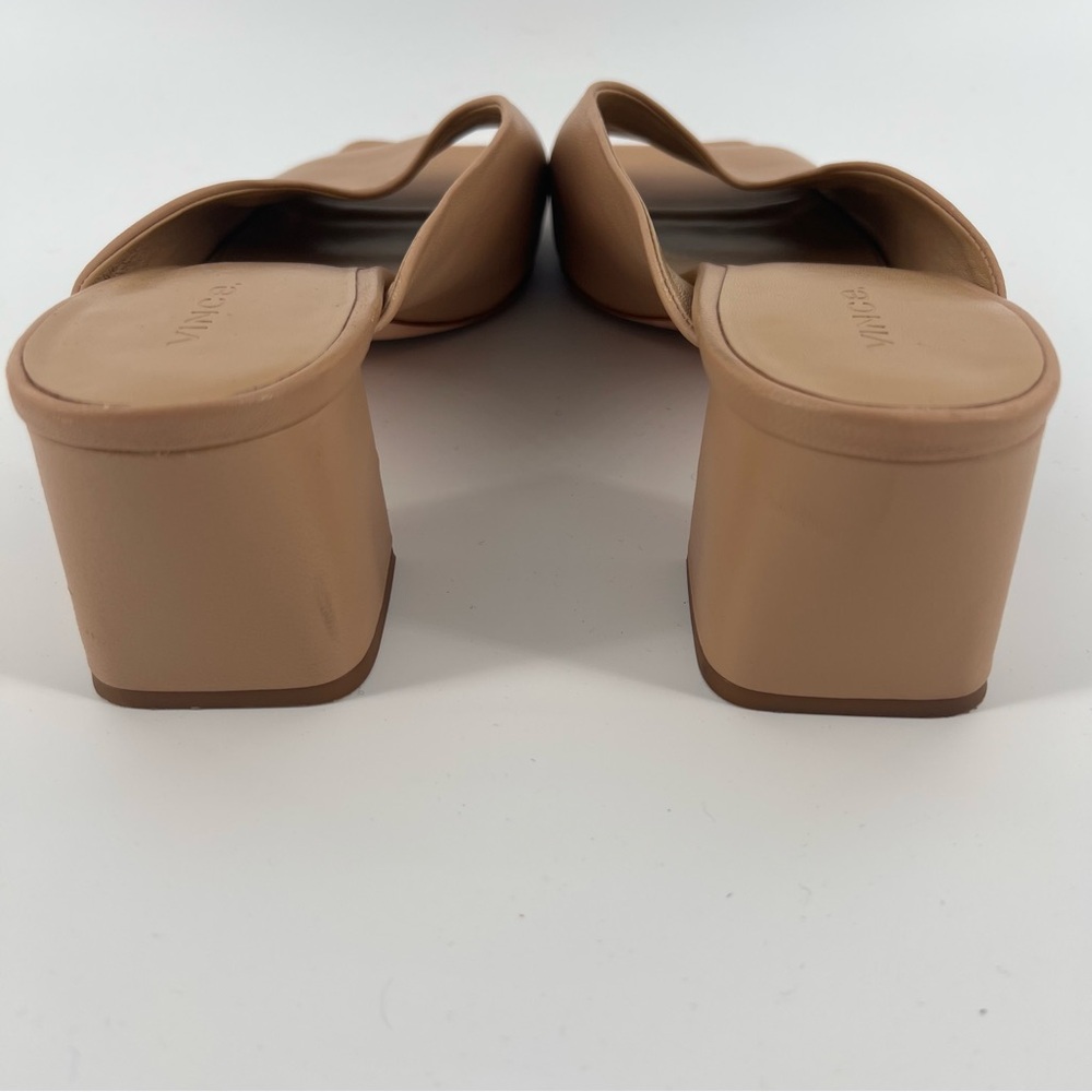 Vince Cachet Leather Slide Sandals - Nude Size 10 - GUC - Minimalist Luxury - Picture 8 of 8